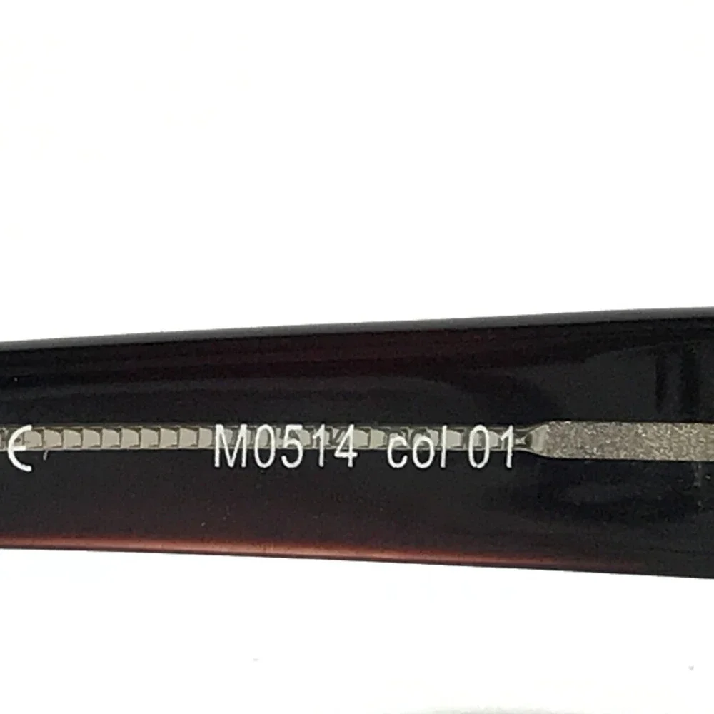 Mikli M0514 col 01 Eyeglasses Frames Brown Purple Clear Rectangular 52-15-140